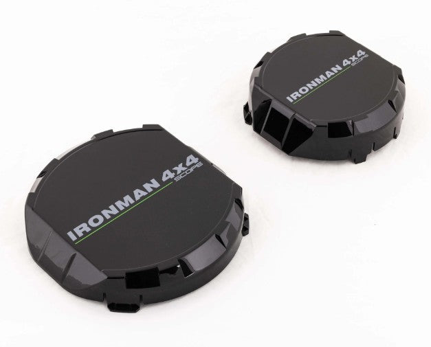 Ironman 4x4 Scope Driving Lights 7" Cover, Black (Pair)