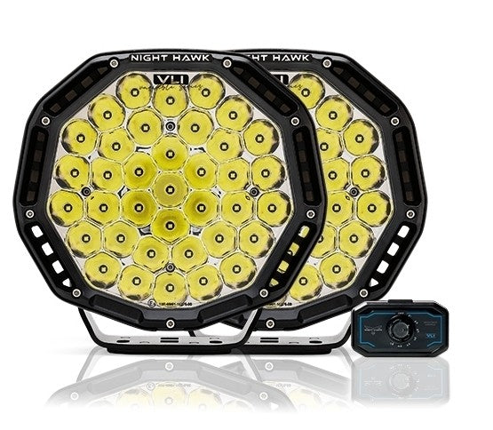 Bushranger Night Hawk 7" VLI LED Driving Light Kit