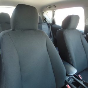 Shevron Canvas Front Seat Cover to suit Ford Ranger Wildtrak 05/2022 on - Grey