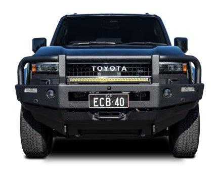 ECB Toyota Prado 250 Series Winch Bullbar (2025 to) Silver Hammertone