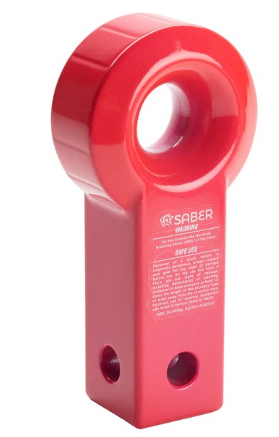 SABER Aluminium Recovery Hitch - Pink Prismatic