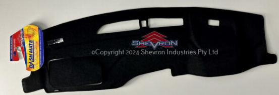 Shevron Dash Mate Dashboard Cover for Chevrolet Silverado 1500, ZR2 Dual Cab 03/2023 on - Black-